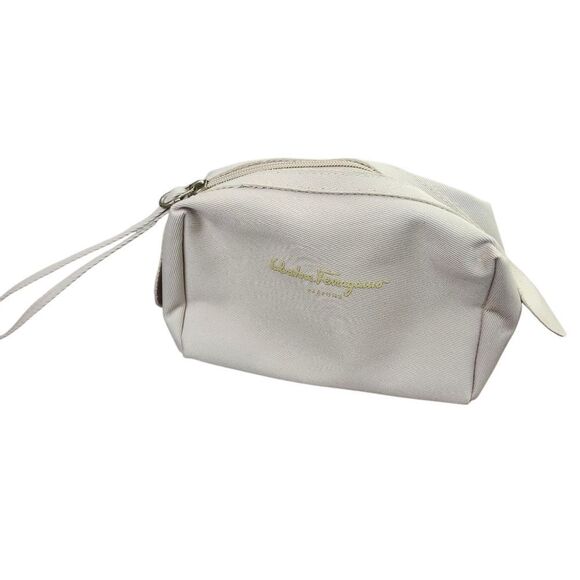 Salvatore Ferragamo Cream Makeup Perfume Bag - Picture 2 of 8